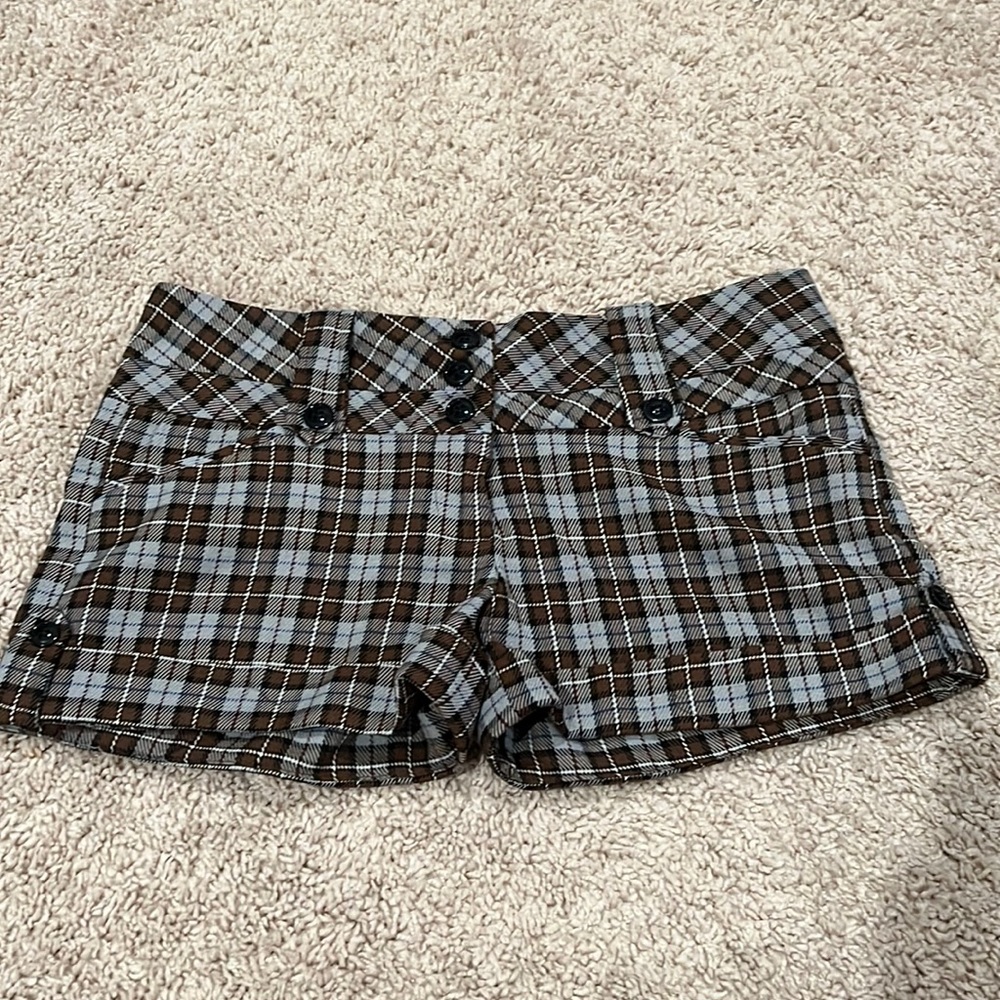 Plaid shorts